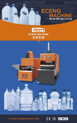 Controle 50HZ do PLC da máquina de molde XINJIE do sopro do estiramento do ANIMAL DE ESTIMAÇÃO da cavidade de SMC 4