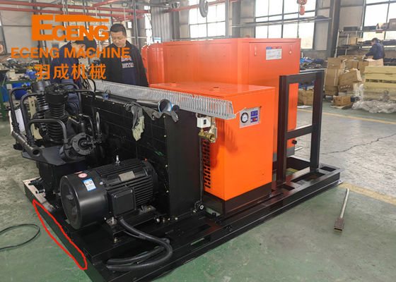 Compressor de ar de alta pressão 40bar do parafuso 10.0m3/minuto 105kw com o impulsionador combinado