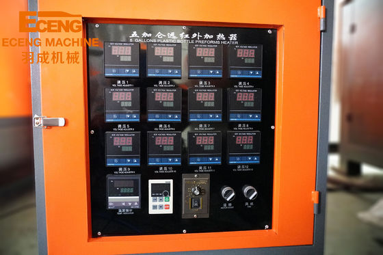 Máquina de soprar garrafas para animais de estimação semiautomática para 20 litros e 5 galões