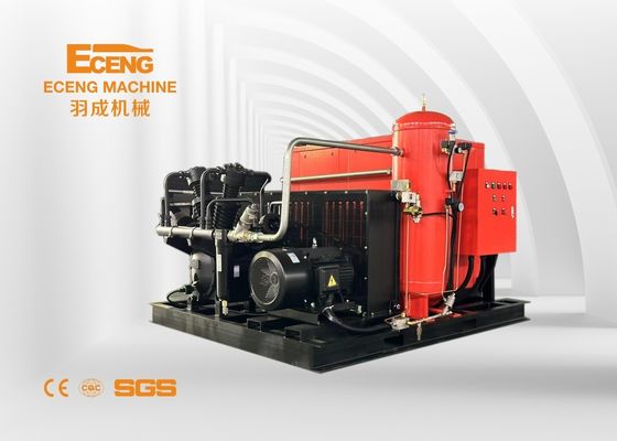 Compressor de ar de alta pressão 40bar do parafuso 10.0m3/minuto 105kw com o impulsionador combinado