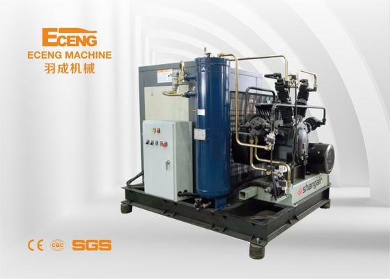 Compressor de ar refrigerando do impulsionador do parafuso para a máquina de molde do sopro do estiramento