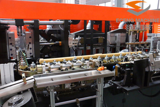 Máquina de sopro 9kg/Cm2 da garrafa automática plástica alaranjada do ANIMAL DE ESTIMAÇÃO de 4 cavidades