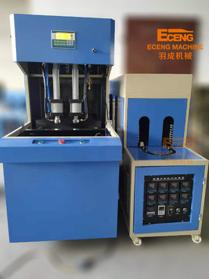 máquina de sopro 1.7*0.85*2.1m da garrafa semi auto de vidro da água 5000ml