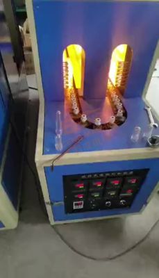 Fabricação de sopro do recipiente plástico da cavidade da máquina 4 da garrafa 16KW semi auto